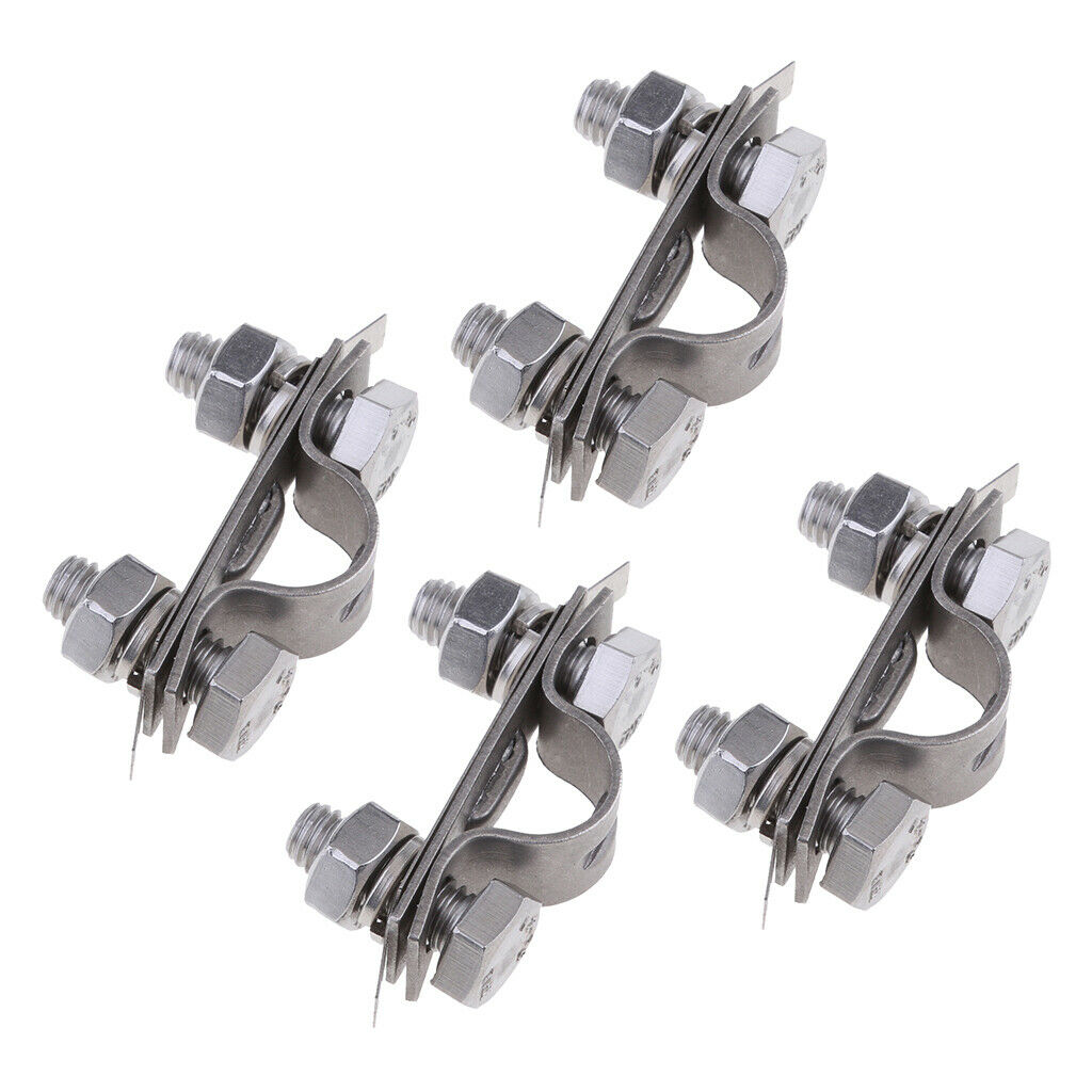 4Pcs New Boat Throttle Cable Clamp Shim Kit Stainless Steel 304 Grade