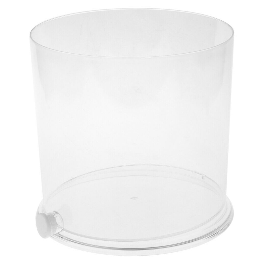 Transparent Acrylic Column Cylinder Aquarium Home Office Desktop Ornament