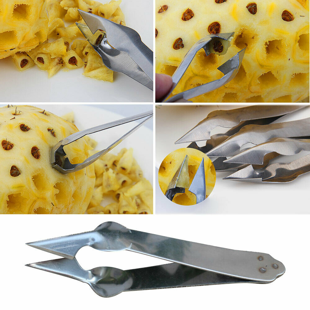 Pineapple Clip Pineapple Peeler Stainless Steel Eye Remover Creative Kitchen New