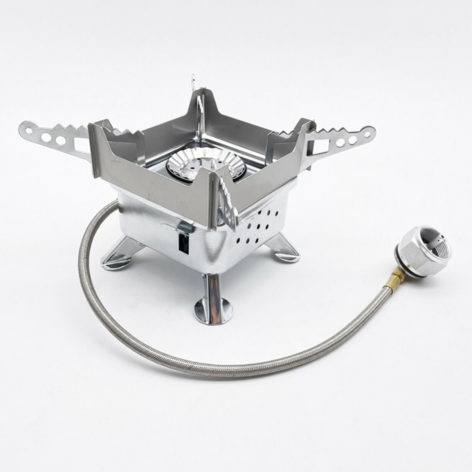 Gas Stove Piezo Ignition Backpacking Propane Butane Burner Picnic Cooker