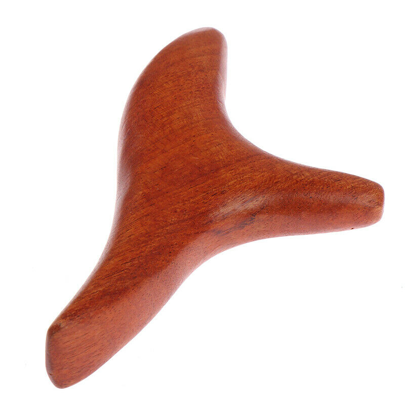 Wooden Triangle Body Massager Acupuncture Therap Reflexology Relax Stress.l8
