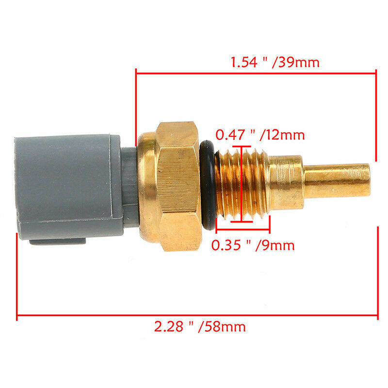 M12 Temperature Radiator Fan Switch For Suzuki DL1000 DL650 V-Strom 2004-2012