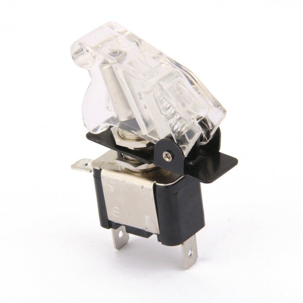 12V 20A Car Auto Truck Cover Blue LED Light SPST Toggle Rocker Switch On/Off