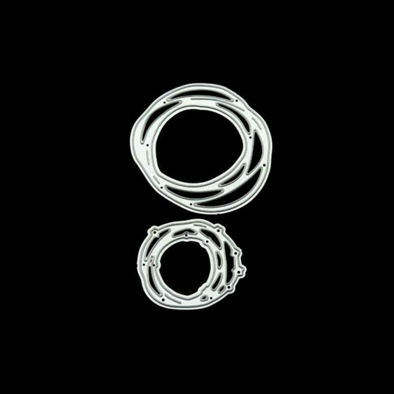 Line Ring DIY Metal Cutting Dies Stencil Scrapbooking Album Paper Card Crafts