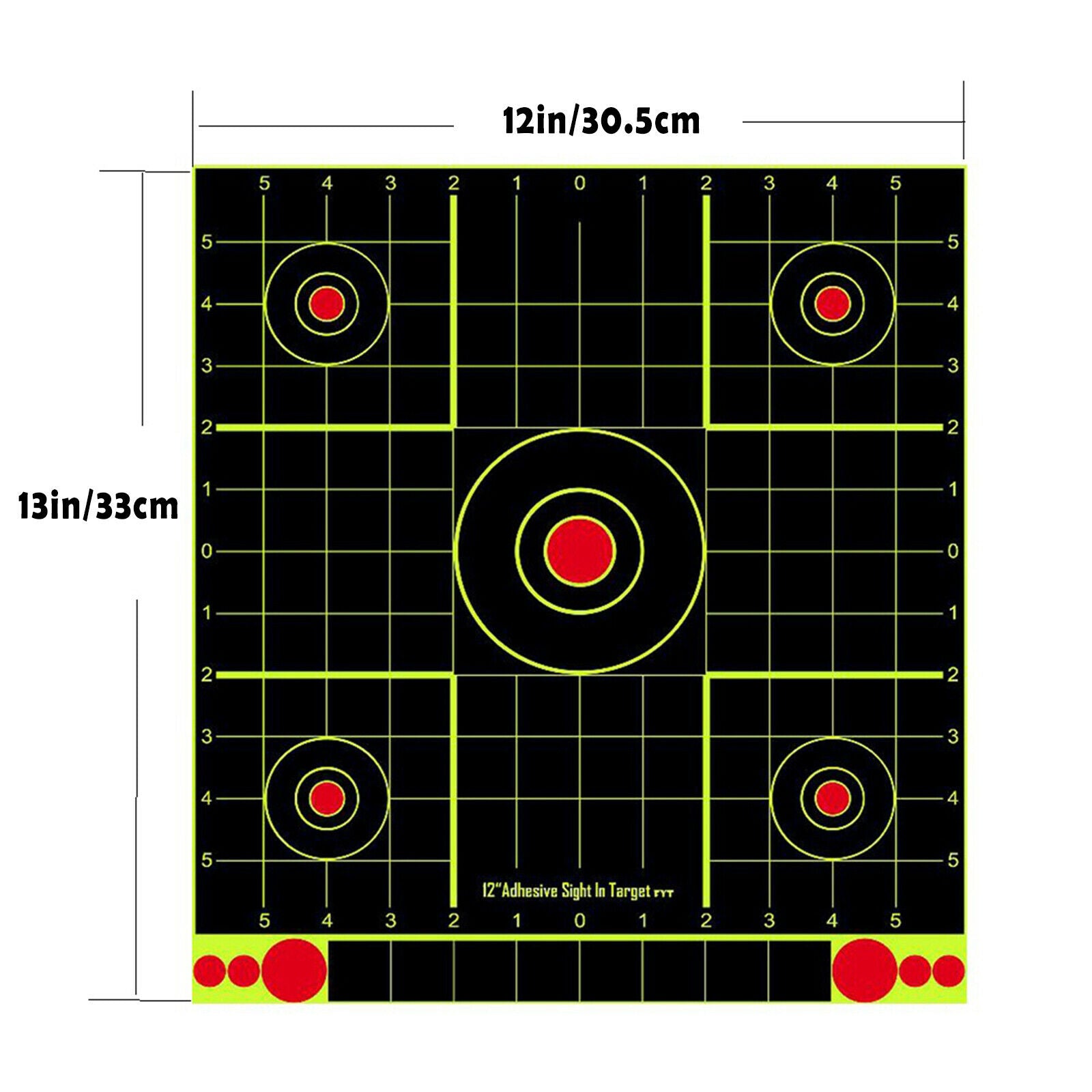 10pcs Shooting Paper Target Archery Splatter Targets Training Aids Stickers
