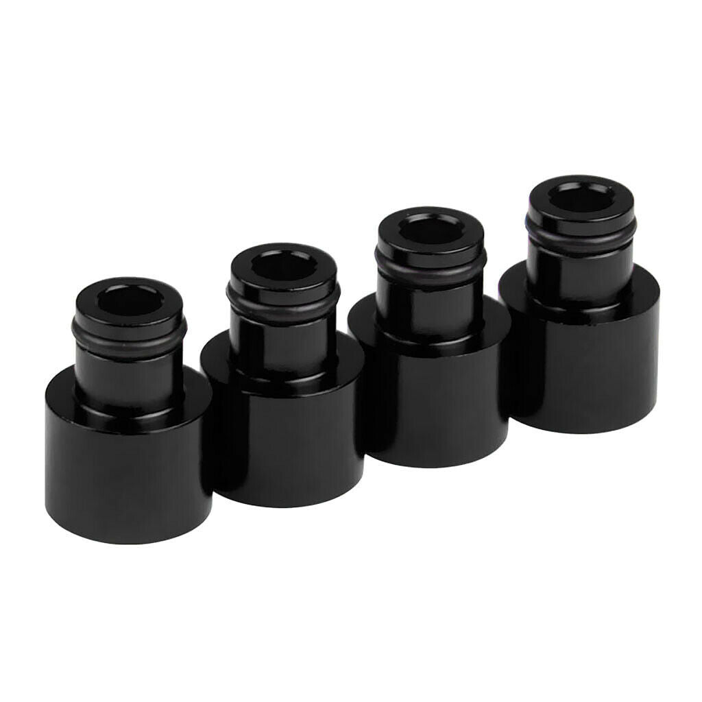 8x Black+Red Fuel Injector Adapter for   RDX Injectors B16 B18 D16Z D16Y