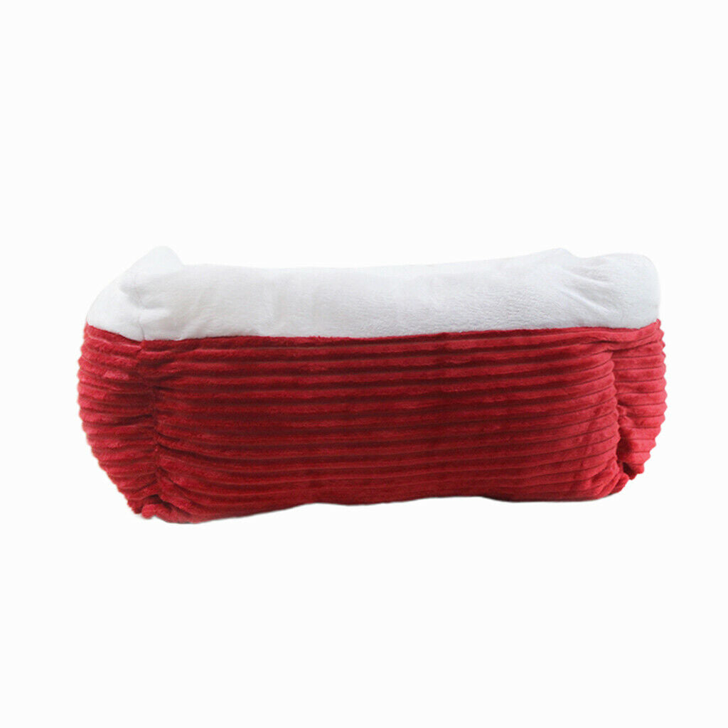 Winter Soft Warm Dog Nest Pet Cozy Bed for Small Dogs Cat Puppy Kitten Red