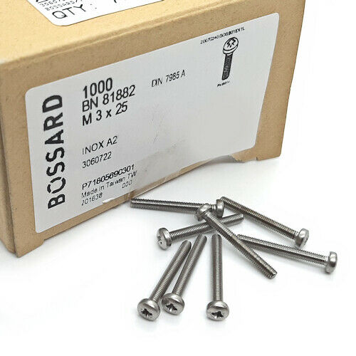 [200pcs] 3060722 M3X25/BN81882 DIN7985A SCREW