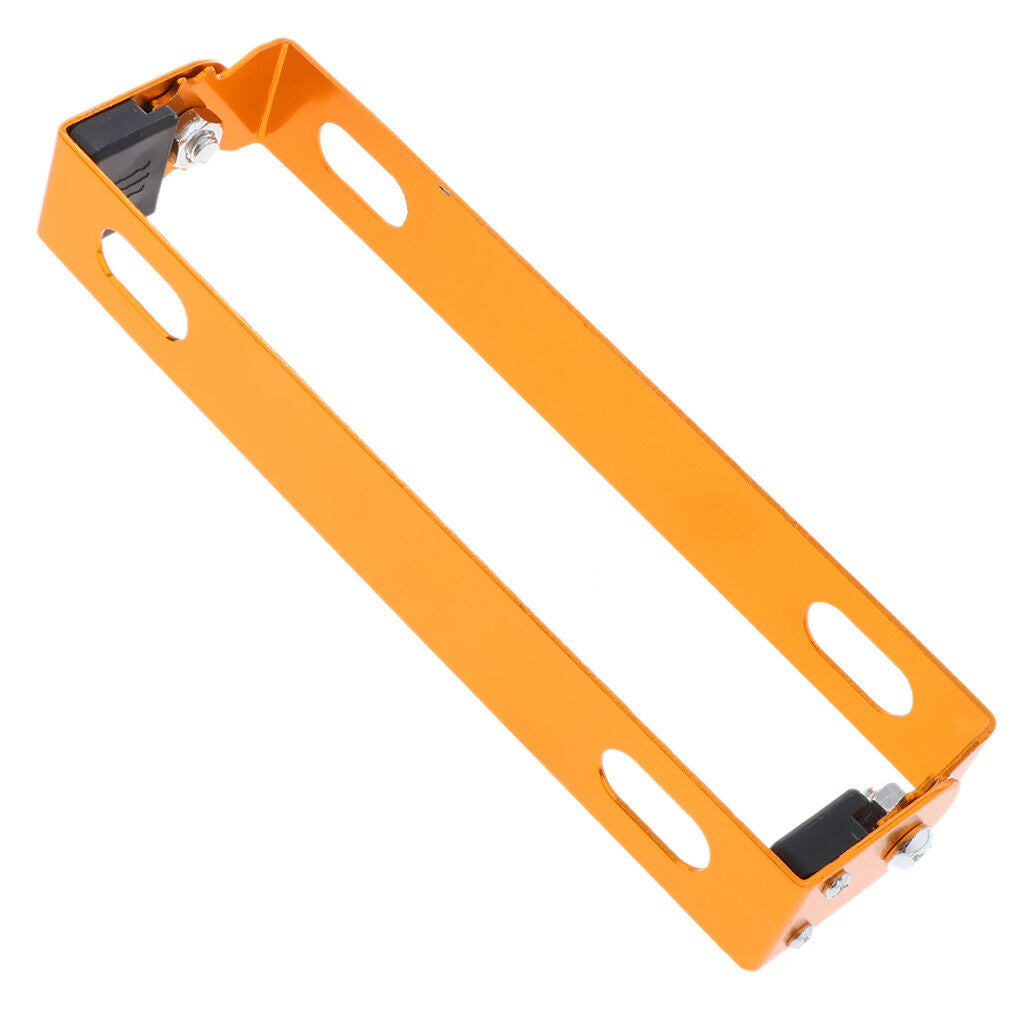 Adjustable  Motorcycle License Plate Frame for Electric Scooters Yellow