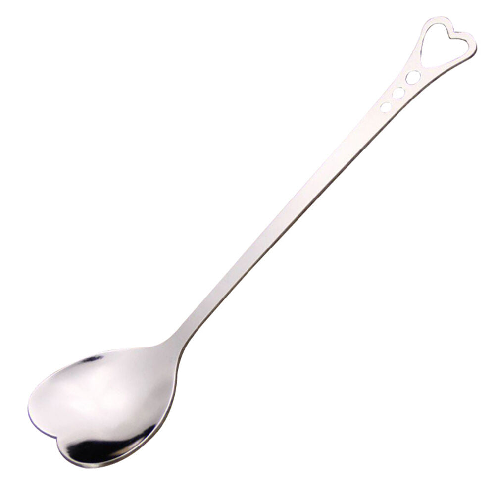 Heart Shaped Dessert Spoon Tea Coffee Spoon Mixer Flatware Kitchen Accesso.l8