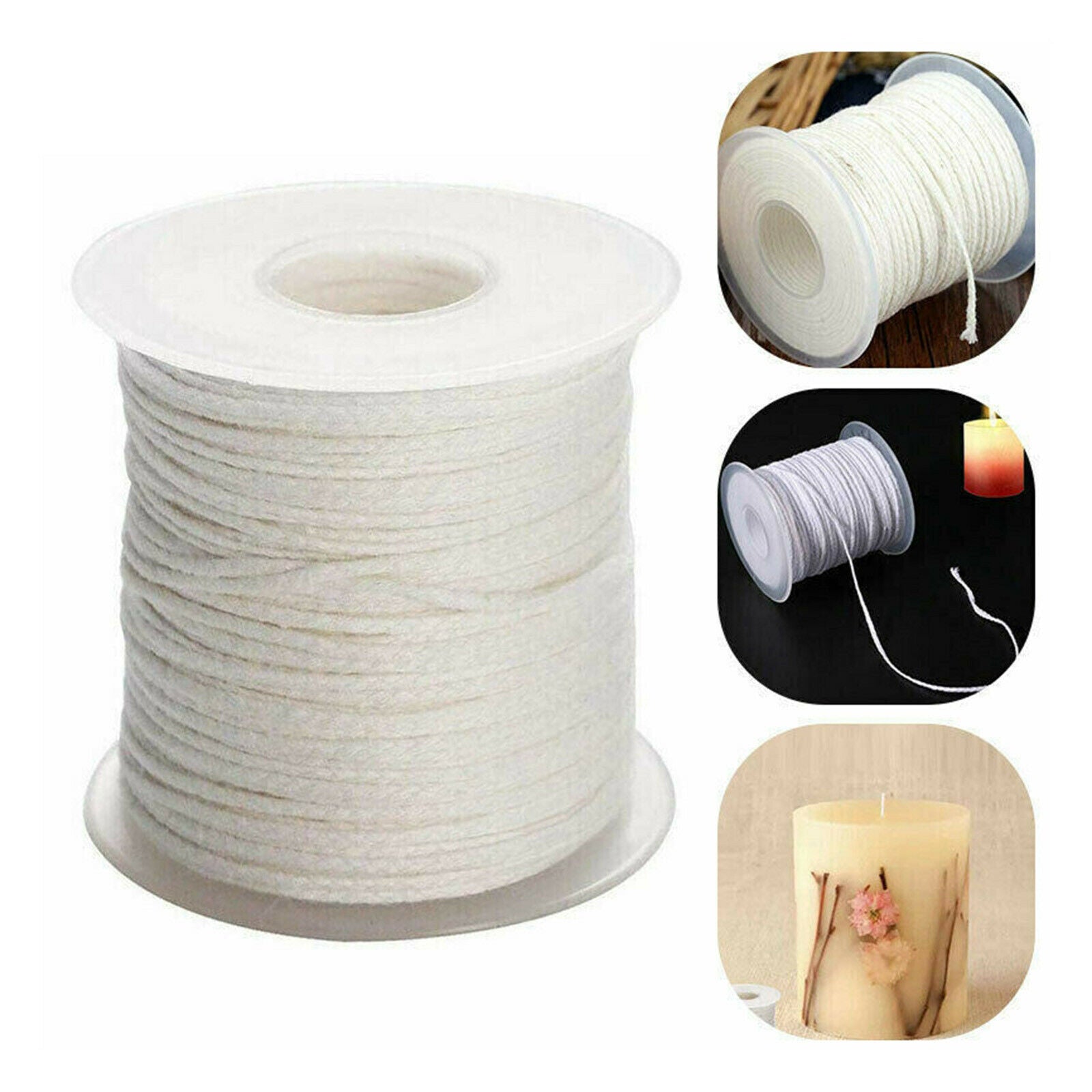 Pure Cotton Candle Wicks Core Handmade Candles DIY Accessories 48 Ply 30m