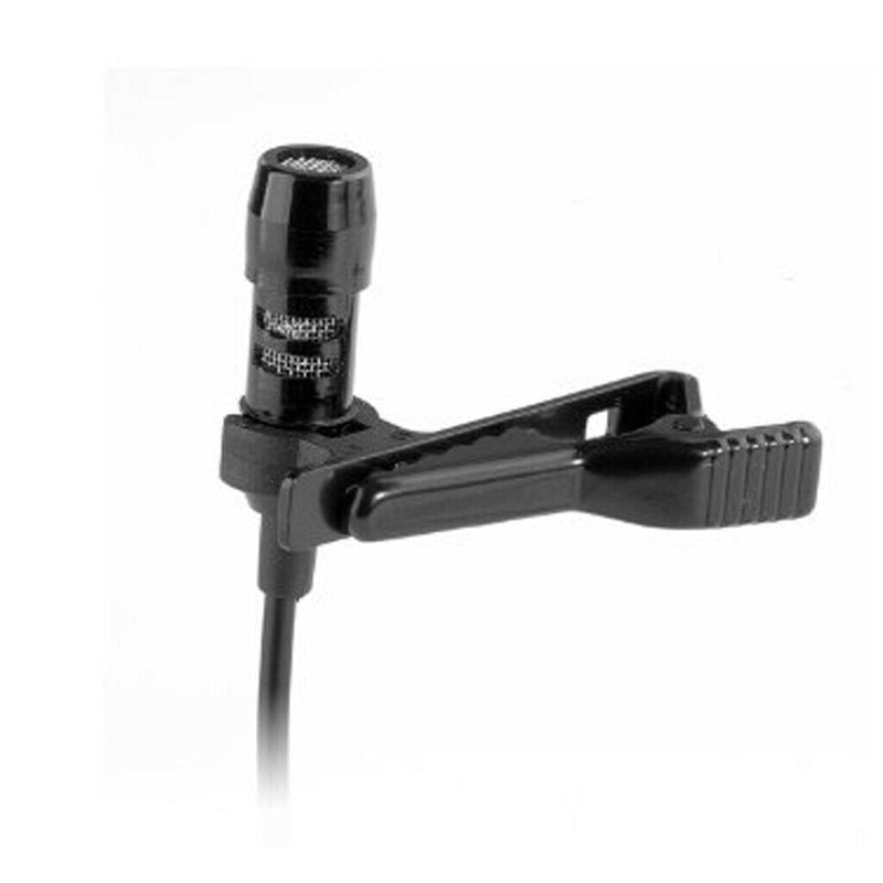 Condenser Microphones Clip 6mm Mini Mic Clamp Hands Free, Black
