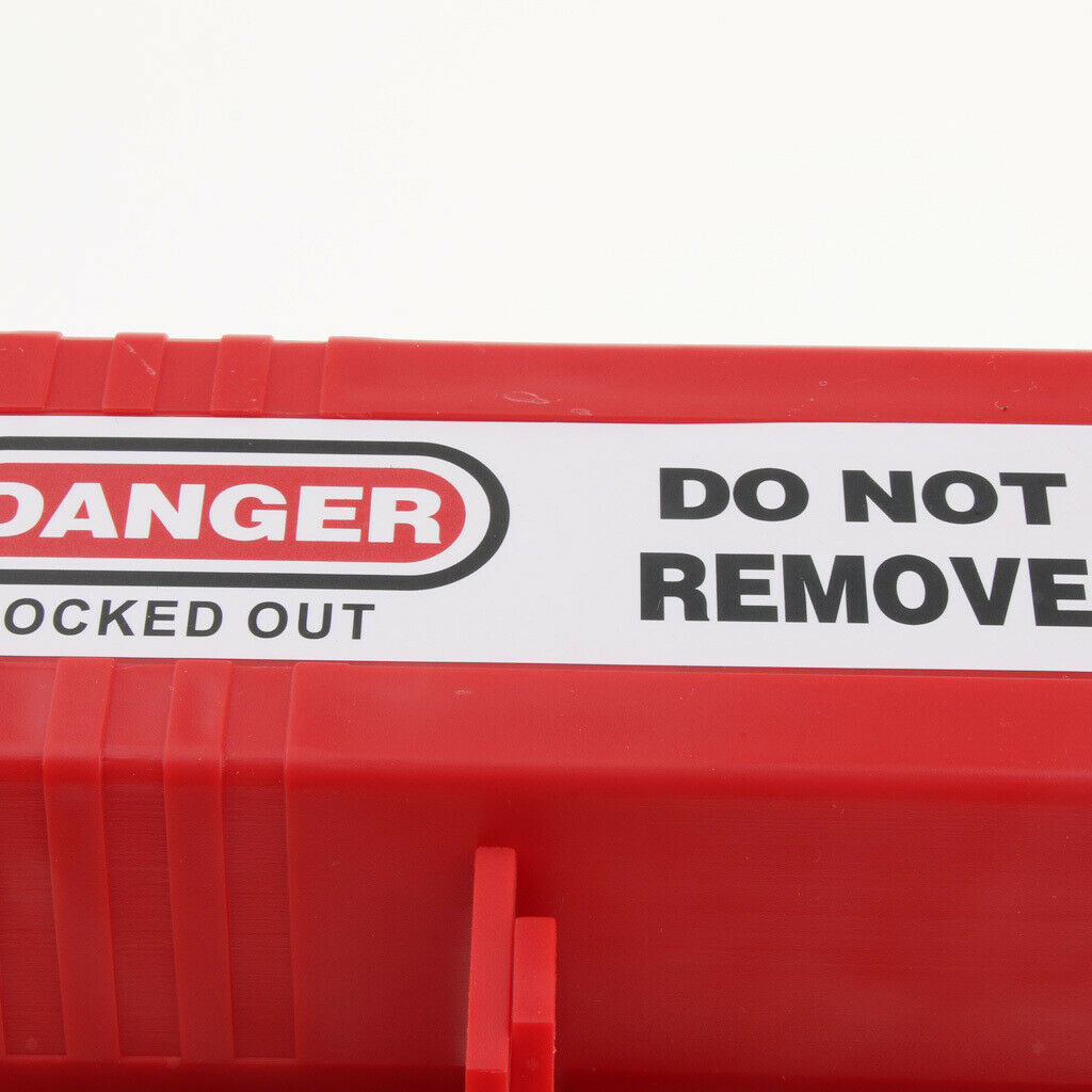 Electric large plug locking tagout boxes locking device
