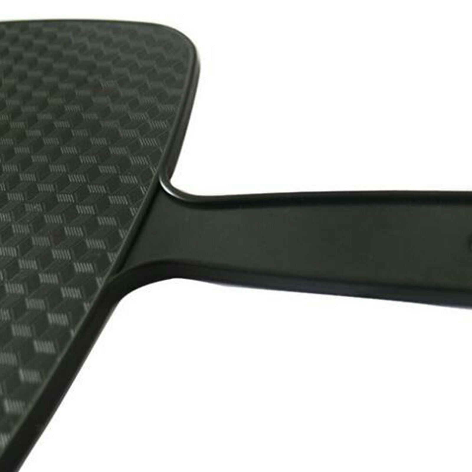 Salon Barber Large Handheld Mirror w/Handle for Beauty Wide Angle Black