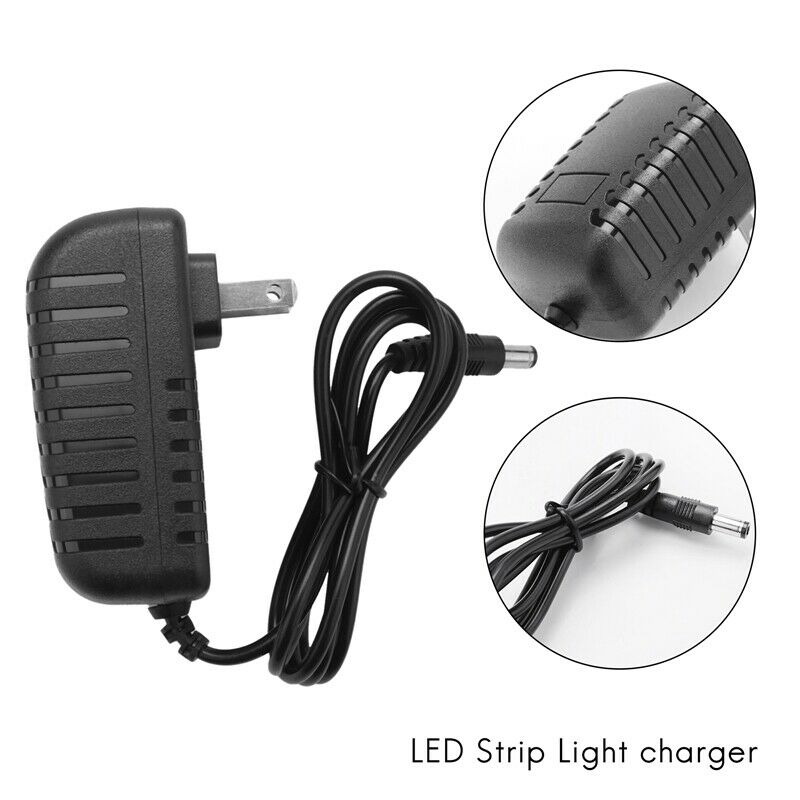 Ac/Dc 12V 2A 24W Power Supply Adapter Transformer For 5050 3528 Led Strip LighY8