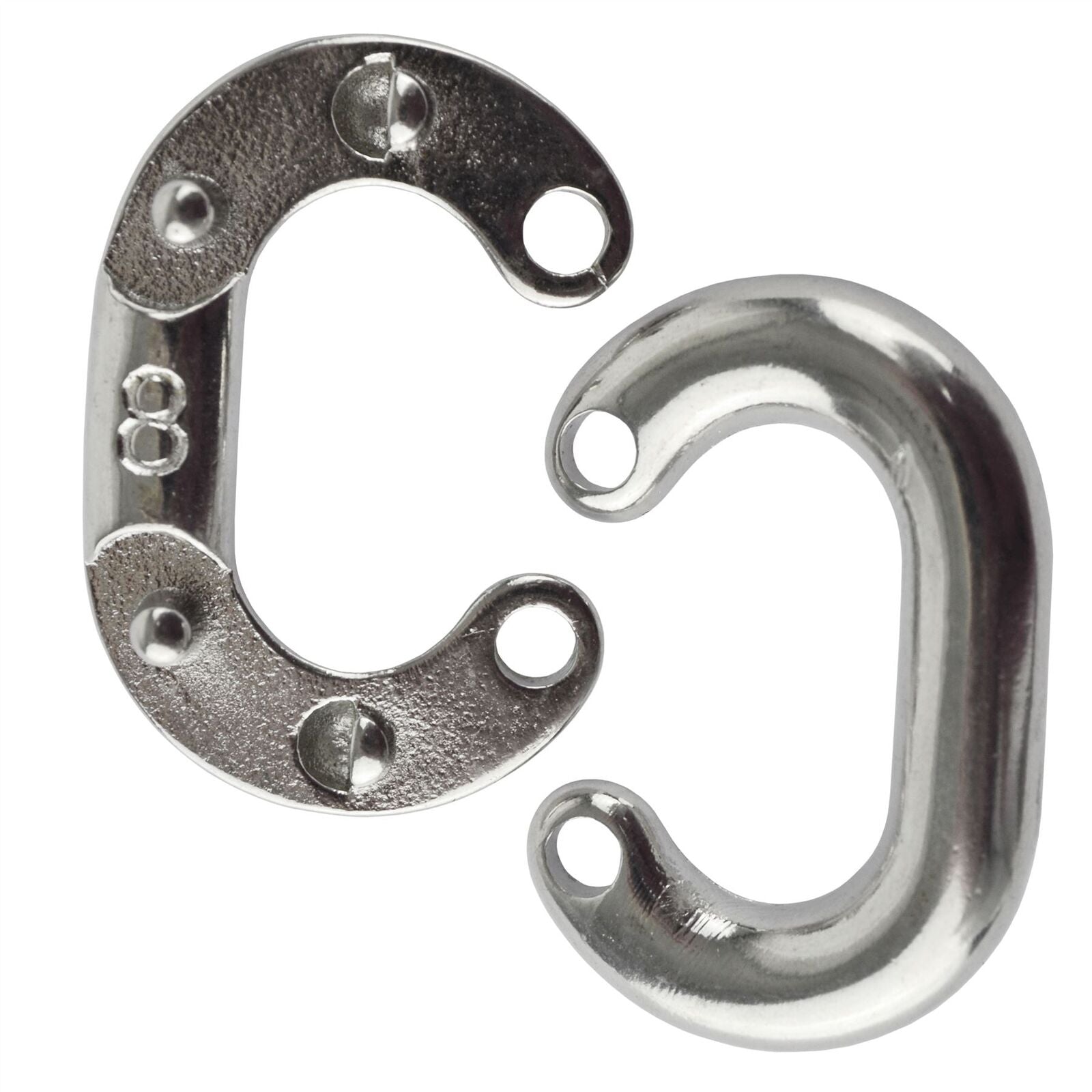 Chain Connecting Link 8Mm Marine Grade Stainless Steel Split Shackle Buckle Link