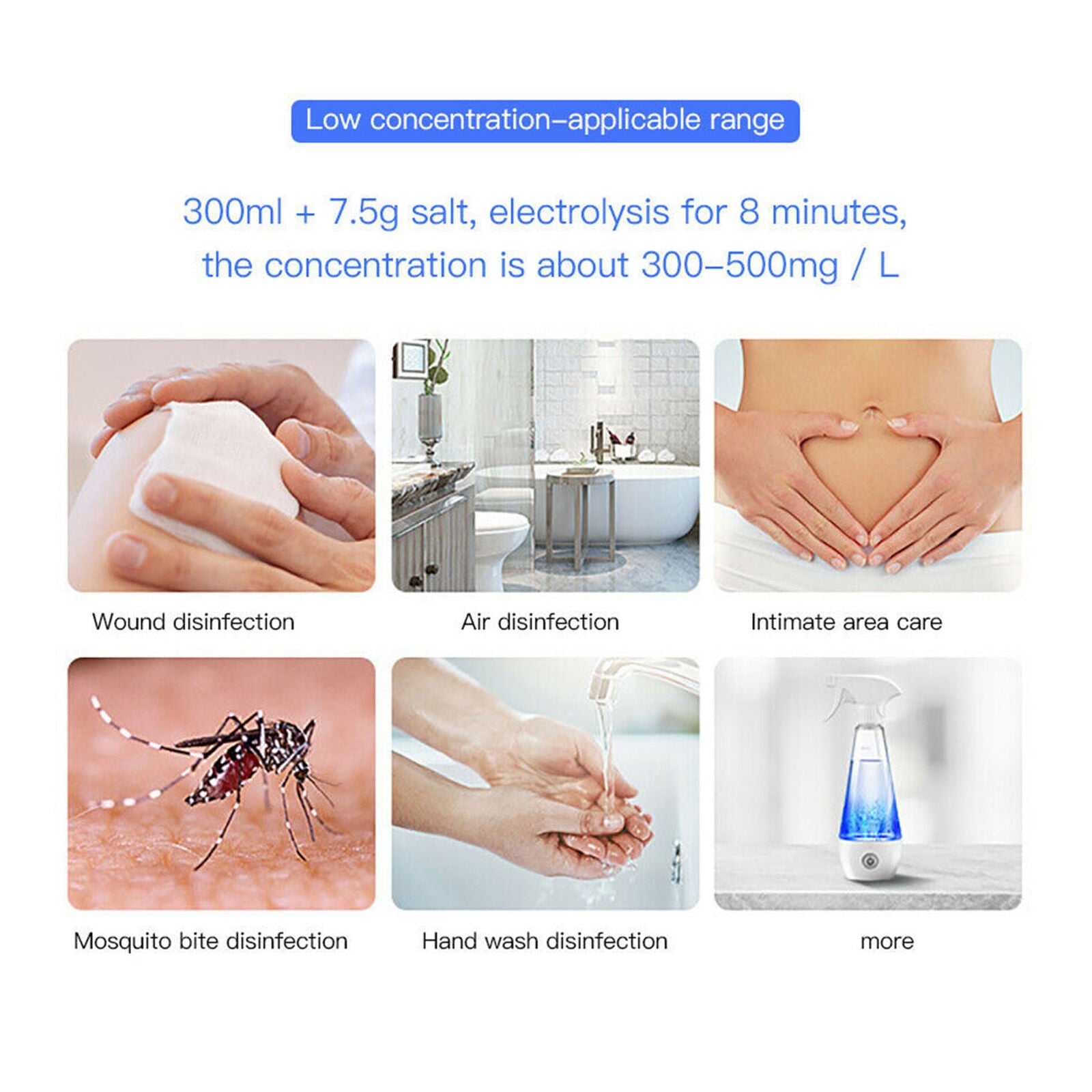 Portable Hypochlorous Acid Water Making Machine Disinfection Water Maker