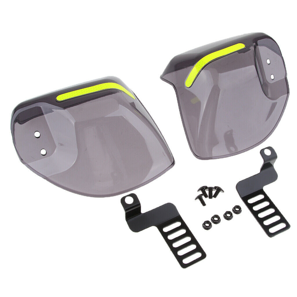 Universal Motorcycle Handlebar Hand Guard Wind Deflector Protector Shield