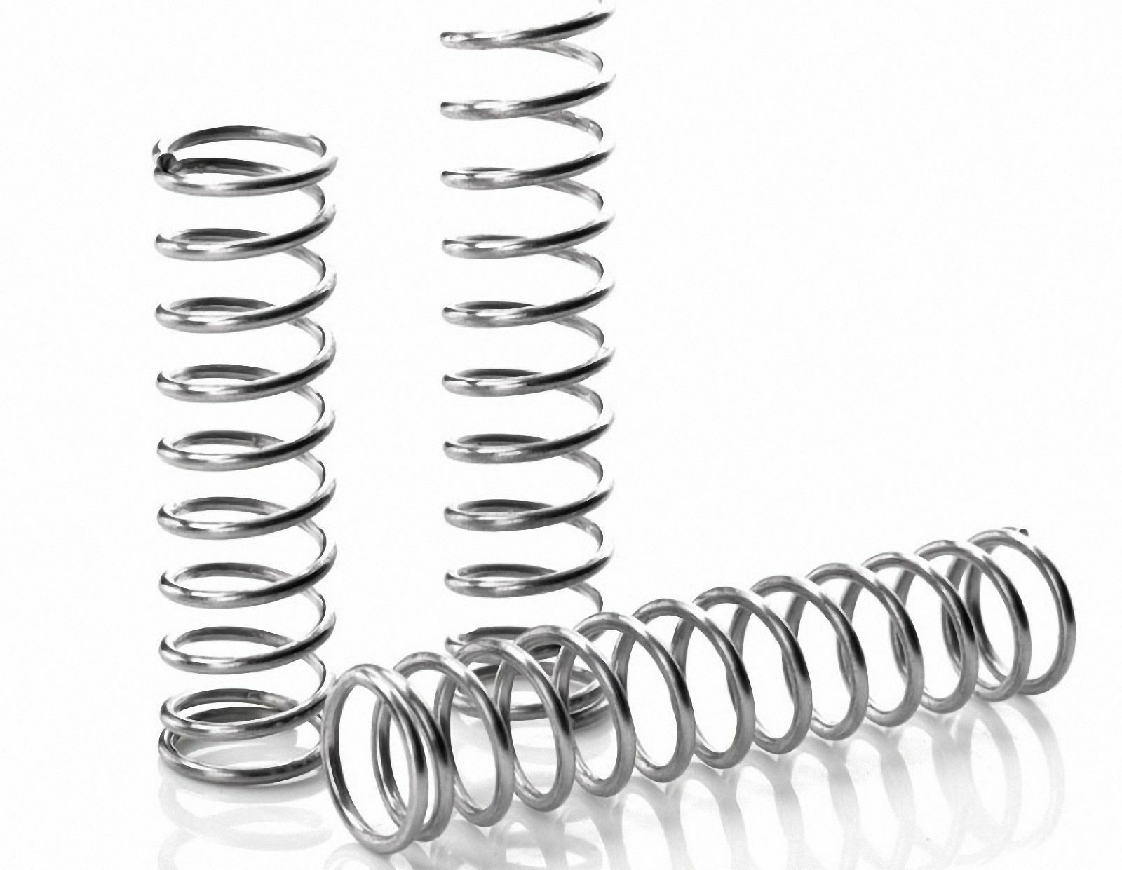 2 Pcs Wire dia 1.3mm, OD 14mm, long 85mm, Steel Helical Compression Springs