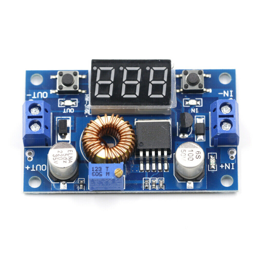 5A 75W XL4015 DC-DC Converter Adjustable Step-Down Module 4.0-38V to 1.25V-36V