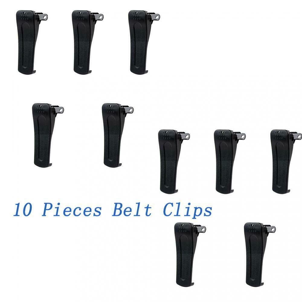 10x Replacement Plastic Belt Clip Clamp for Baofeng 2 Way Radio BaoFeng 666S