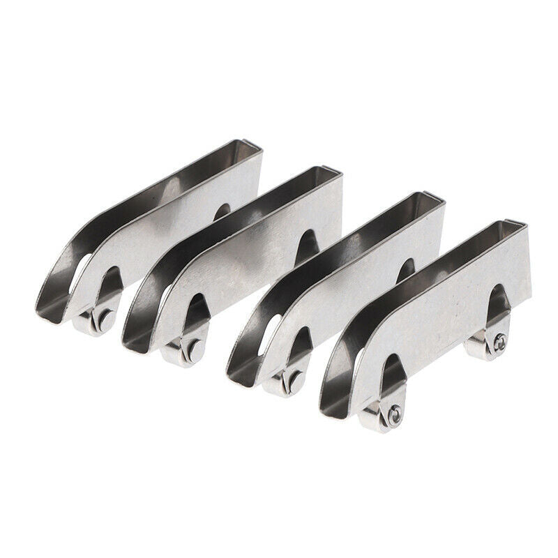 4pc Iron Pulley 5mm Glass Sliding Door Wheel Clamp Track Roller Run WLDFAU