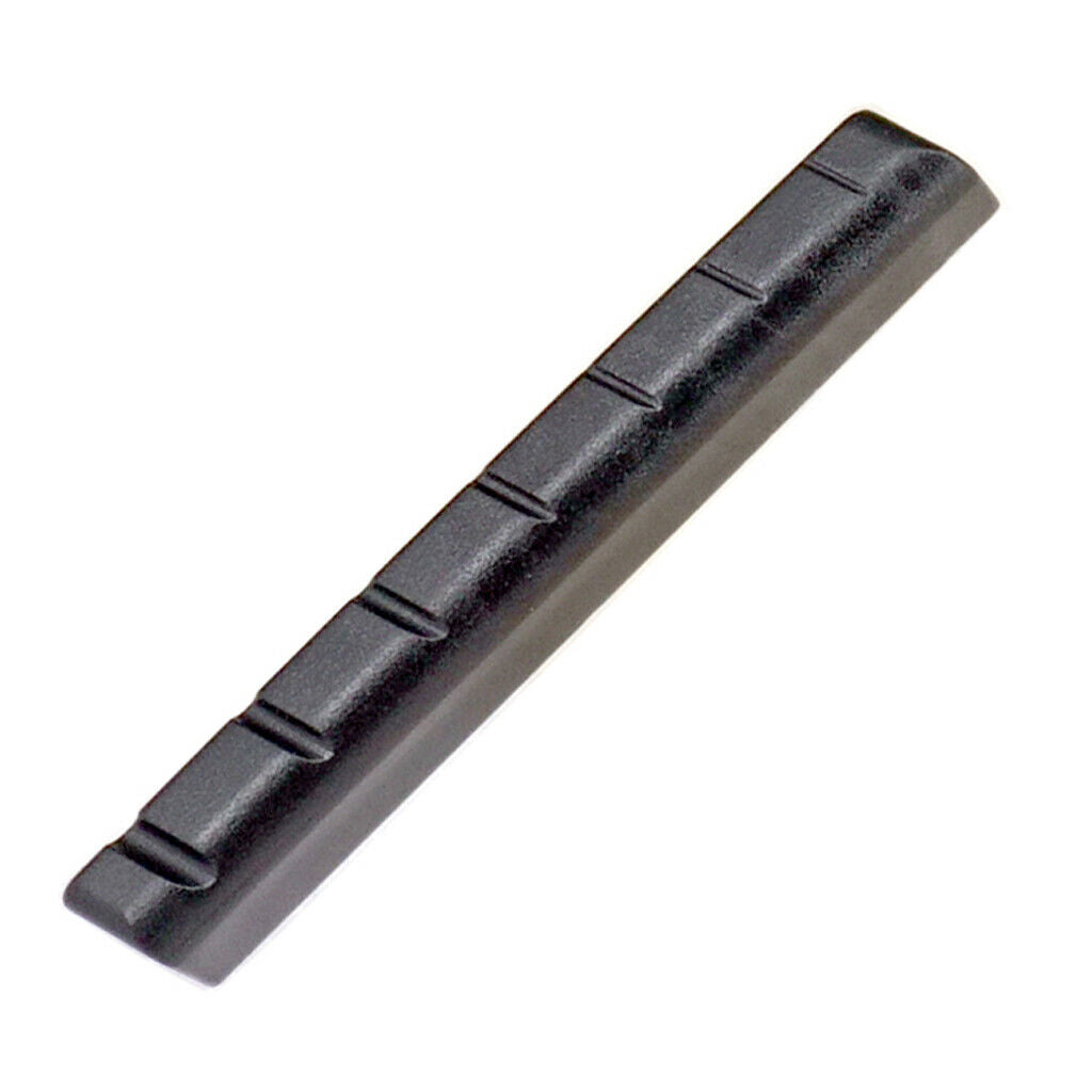 2pcs Black Plastic Split Head Nut Repair For 7 Strings Electric Guitar