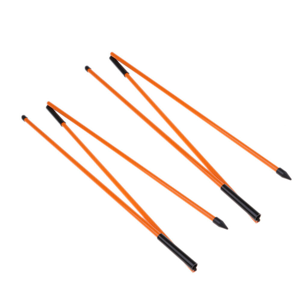 2x Fiberglass Golf Alignment Stick Putt Rod Ball Equipment Golf Accessory