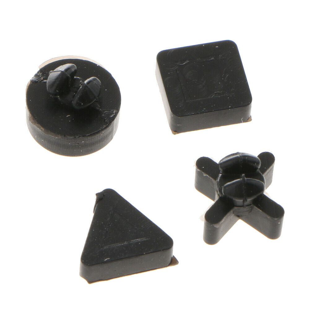 Triangular Round Square Bottom Feet Pads Set for Sony PS4 Pro Console Part