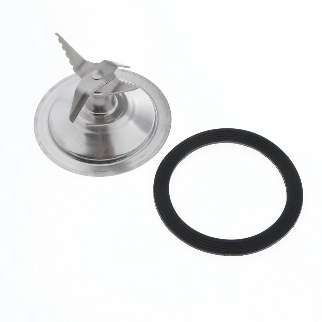 Cross Ice Blade + Gasket Spare Part for Braun 4184 4184625 Blender Accessory