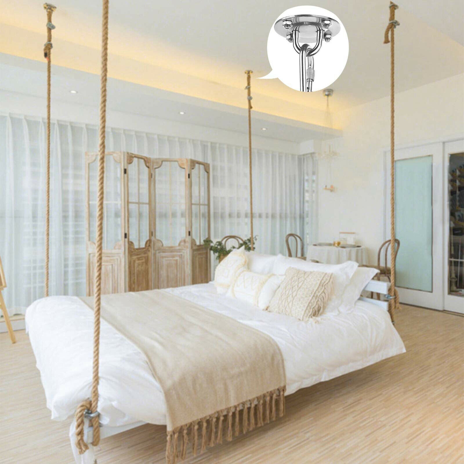 Ceiling Hook Hanging Chair 360 Â° Swing Hook Stainless Steel Ceiling Bracket