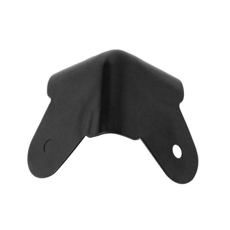 4PCS Speaker Corners Metal Angle Rounded Protector Guitar Amplifier Stage Black