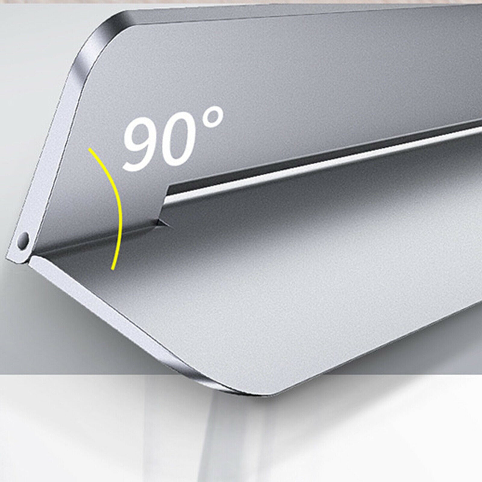 2Pcs Metal Foldable Laptop Stand Riser Notebook Bracket Base for Macbook