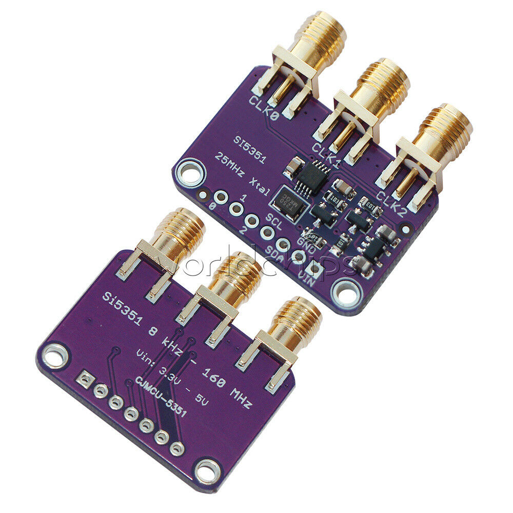 Si5351A I2C 25MHz Controller Signal Generator Breakout Board 8~160MHz f/ Arduino