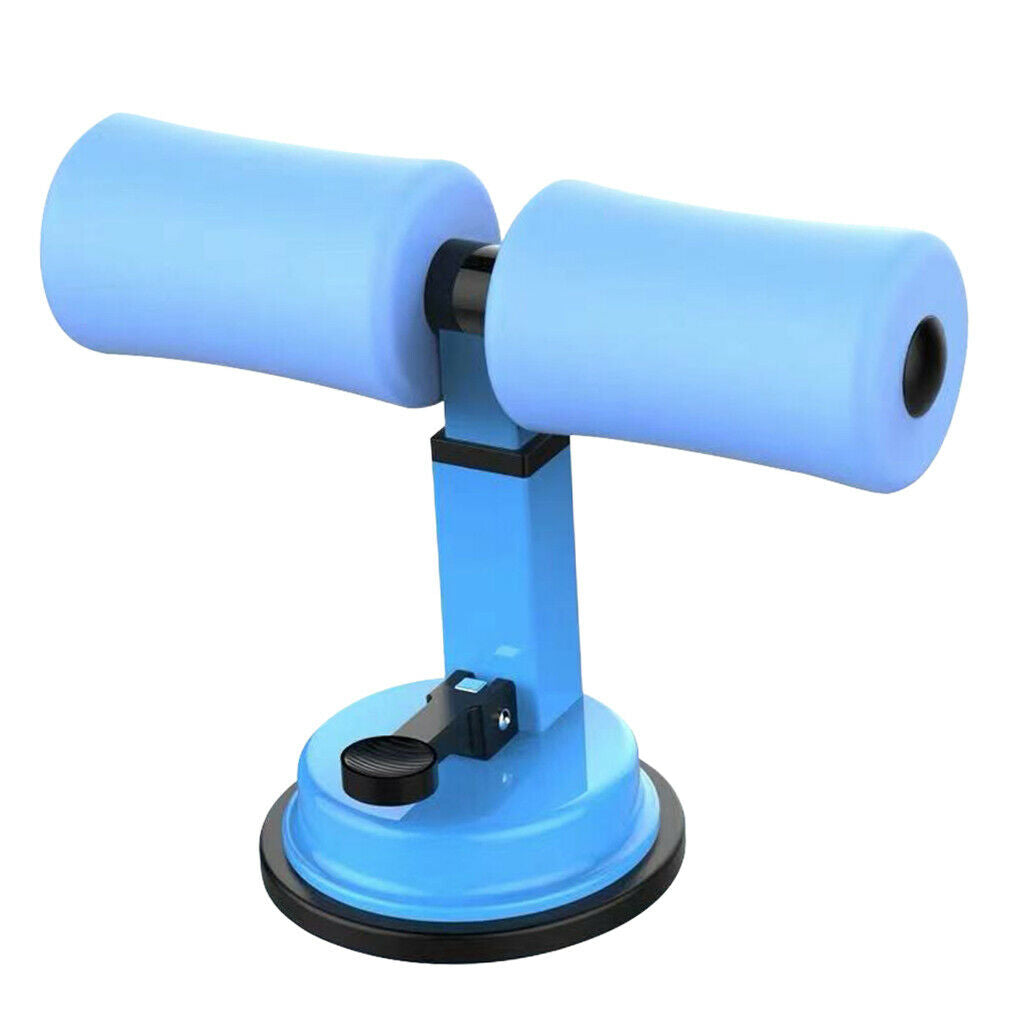 Perfetc Sit Assistant Suction-Cup Ab Sit-Trainer Fitness Workout Bar Toner Blue