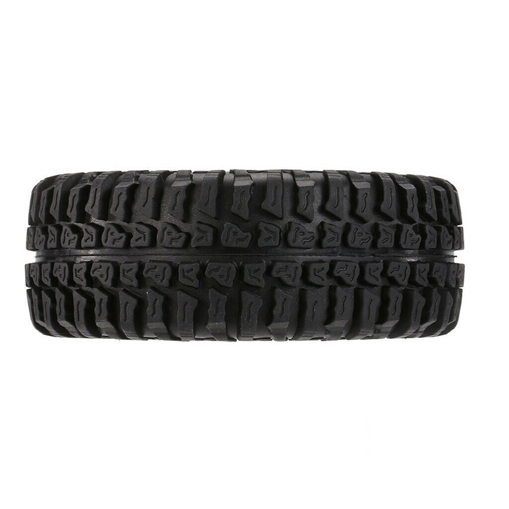 4 Pieces 1.9inch Wheels Tyres for RC 1:10 Climbing Crawler Parts Red