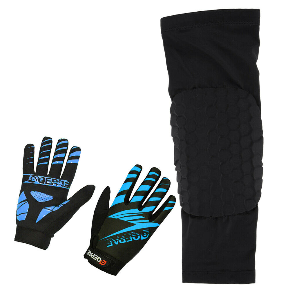 Cycle Full Finger Glove Package + Leg Protective Sleeve  Clothing Comfortable