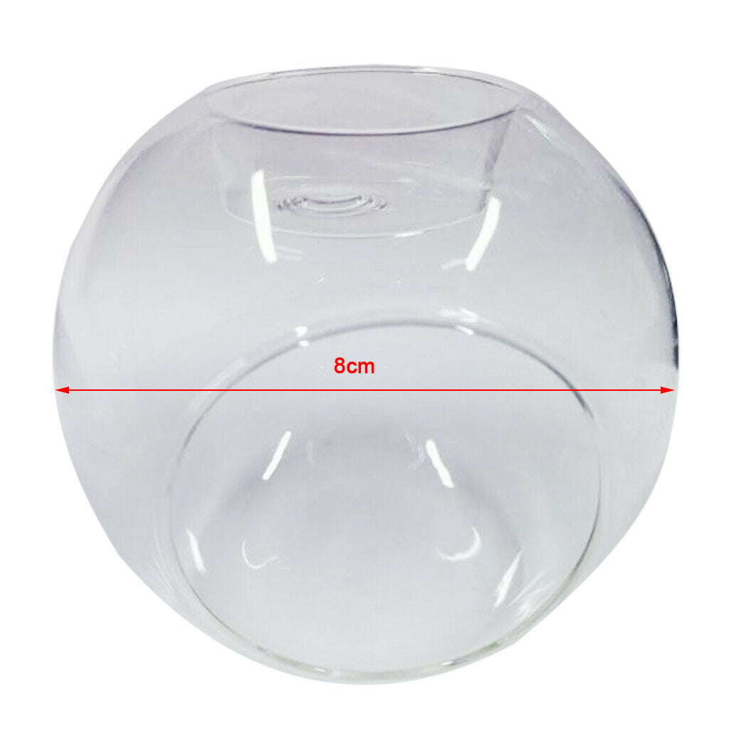 Glass Candle Holder Case Wedding Birthday Tealight Pillar Candlestick 8cm