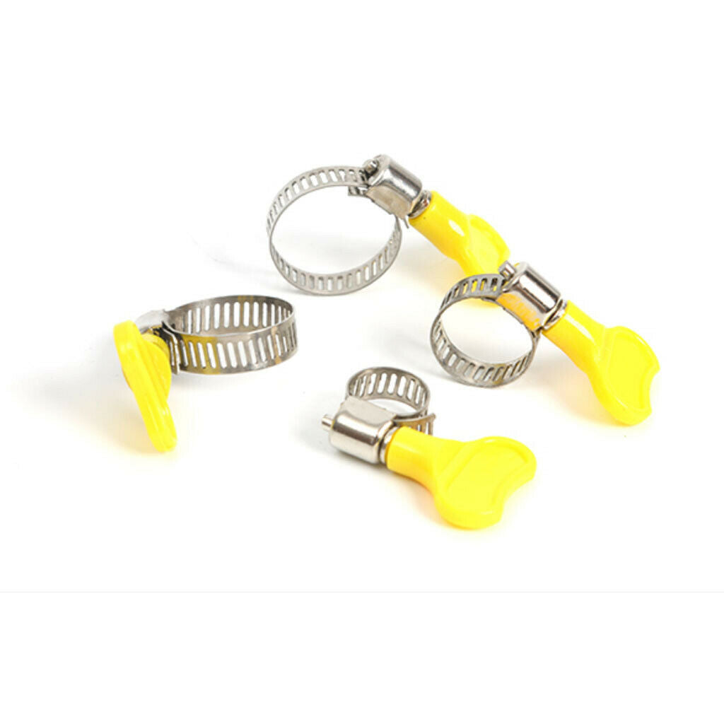 20 Piece 22-32mm/10-16mm Key-Type Adjustable Stainless Steel Hose Clamp, Pipe