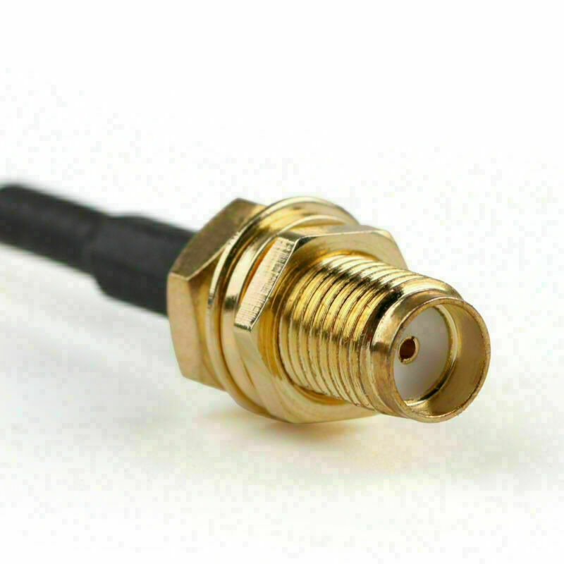 15cm RG316 Cable SMA Male Plug Right Angle To SMA Female Jack Jumper 6in   US CA