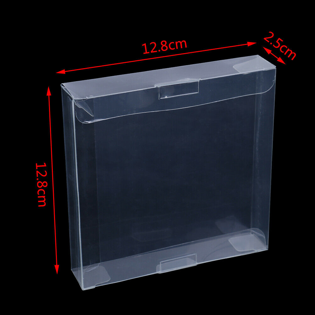 10Pcs for GB GBA GBC box clear plastic box protectors sleeve video game boxeBDA