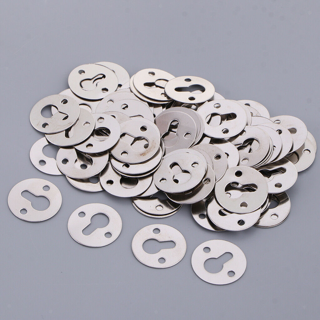100x Metal Round Keyhole Shelf Hangers  Hangers For Picture Frame