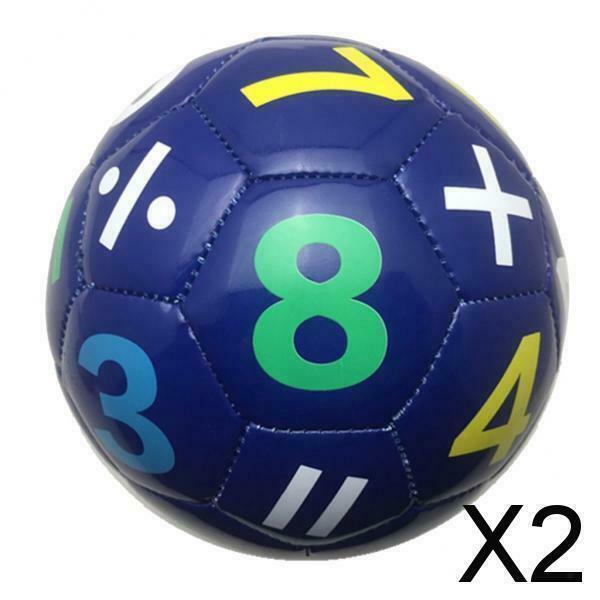 2X 1x Soccer Football Size 2 Skill Training Ball Kids Toys Small Ball with