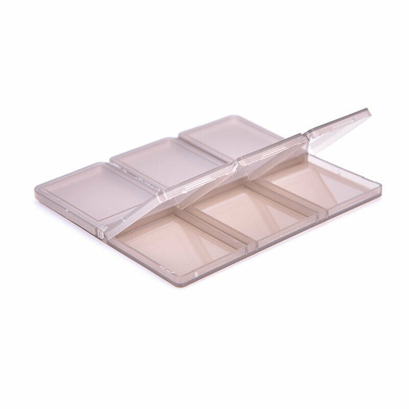 1PCS Plastic Portable Memory Card Holder Protector Storage Box Clear Ca.l8