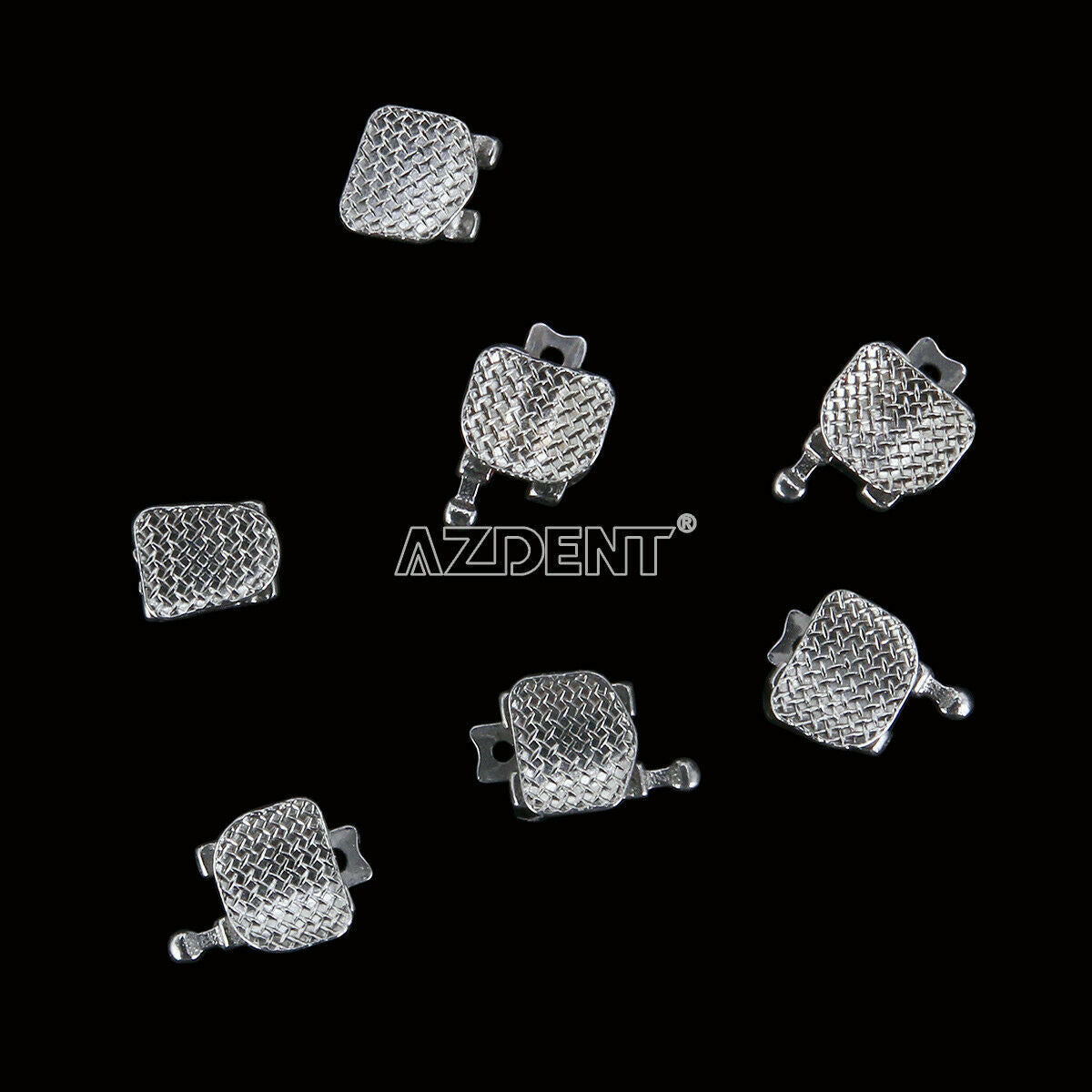 5Packs Dental Orthodontic Brackets Self-ligating MBT 0.022 345 With Hook AZDENT