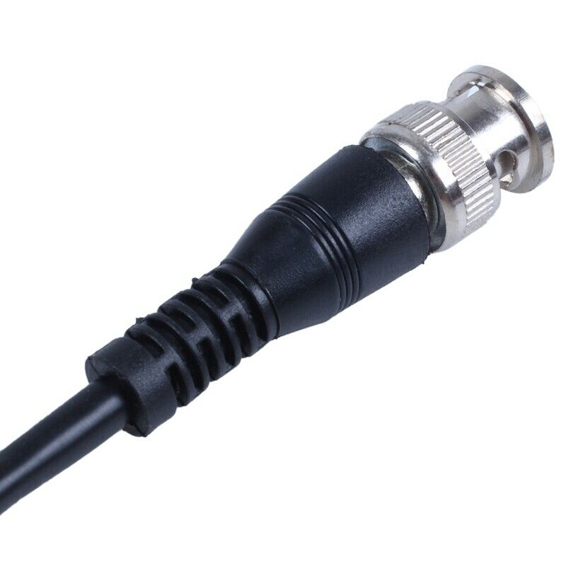 2pcs 100cm BNC Q9 Oscilloscope Measu Leads Double Clip Alligator (Mini AlligatY7