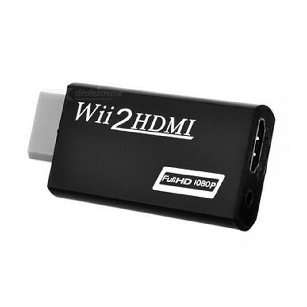 Wii to HDMI Adapter HD Converter Adapter with HDMI Connection Extra 3.5 mm HN US