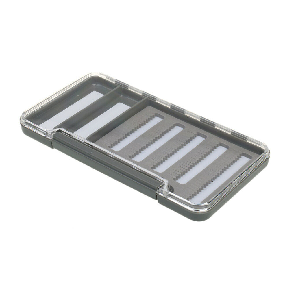 Pocket Size Fly Box Slot Foam Fishing Box Storage Spinners Hooks
