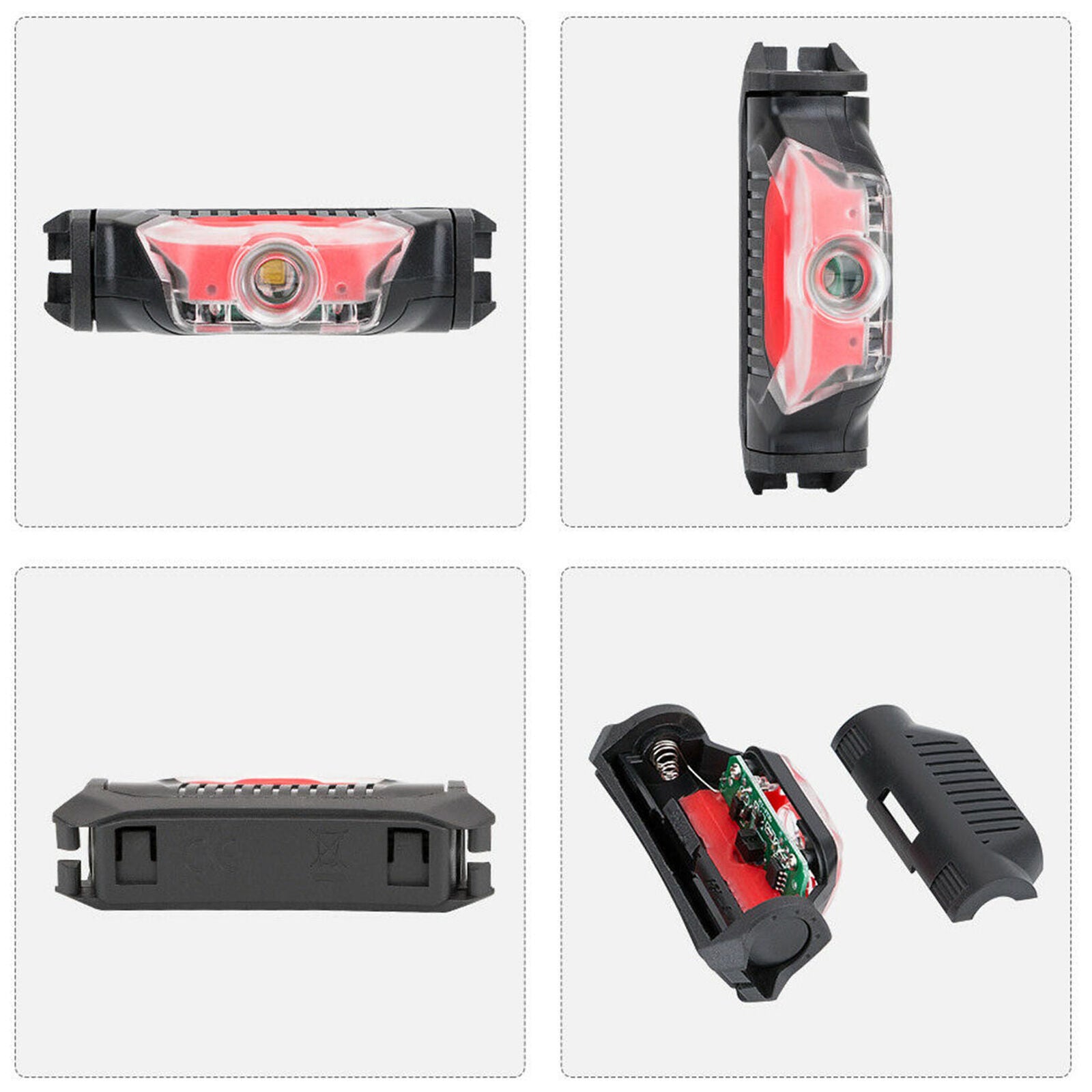 LED Mini Headlamp Headlight Head Lamp Light IPX-5 Torch Flashlight 4 Modes