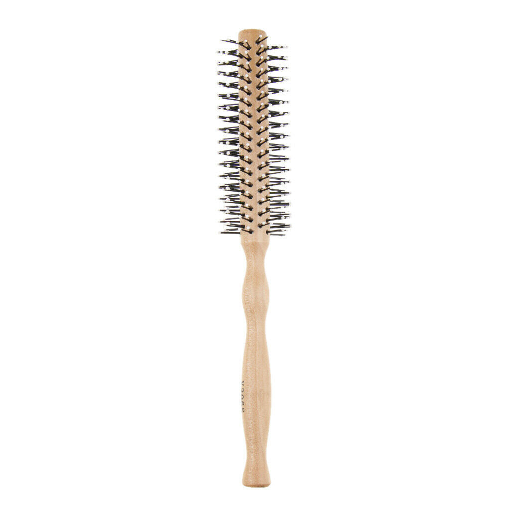 Nylon Round Styling Curling Scalp Massage Brush Rolled Comb for Blow Drying